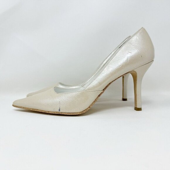 Rampage MARIA Women 8 Snake Skin Heels Pointed Toe Stiletto Metallic‎ Lot of 2 - Picture 14 of 16